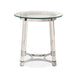 Lucinda - End Table - Chrome - 24.5" - JaxCo Furniture