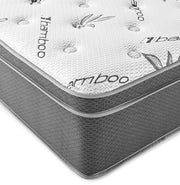 Sommet - Bamboo Euro Top Hybrid Mattress - JaxCo Furniture