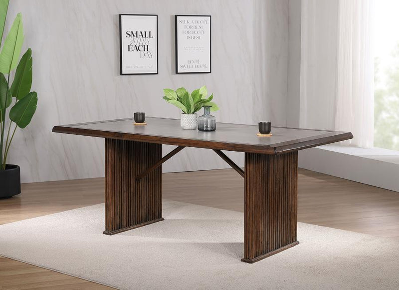 Sherwood - Rectangular Dining Table - Brown - JaxCo Furniture