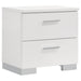 Felicity - 2-Drawer Nightstand - White High Gloss - JaxCo Furniture