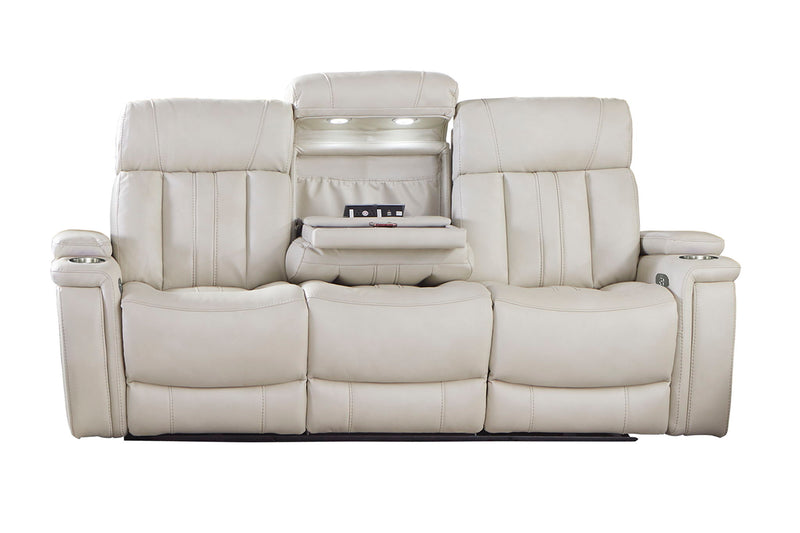 Royce - Power Drop Down Console Sofa - JaxCo Furniture