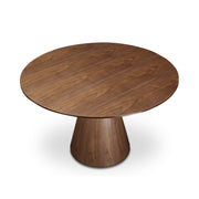Otago - Round Dining Table - Natural Walnut - JaxCo Furniture