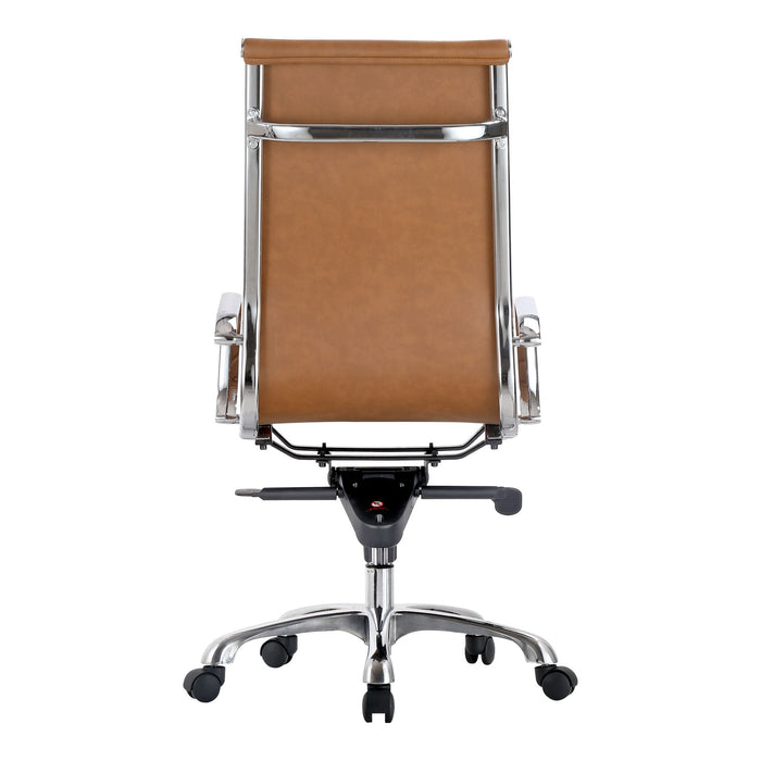 Studio - Swivel Office Chair High Back - Tan - JaxCo Furniture