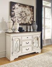Realyn - Chipped White - Dining Room Server - JaxCo Furniture