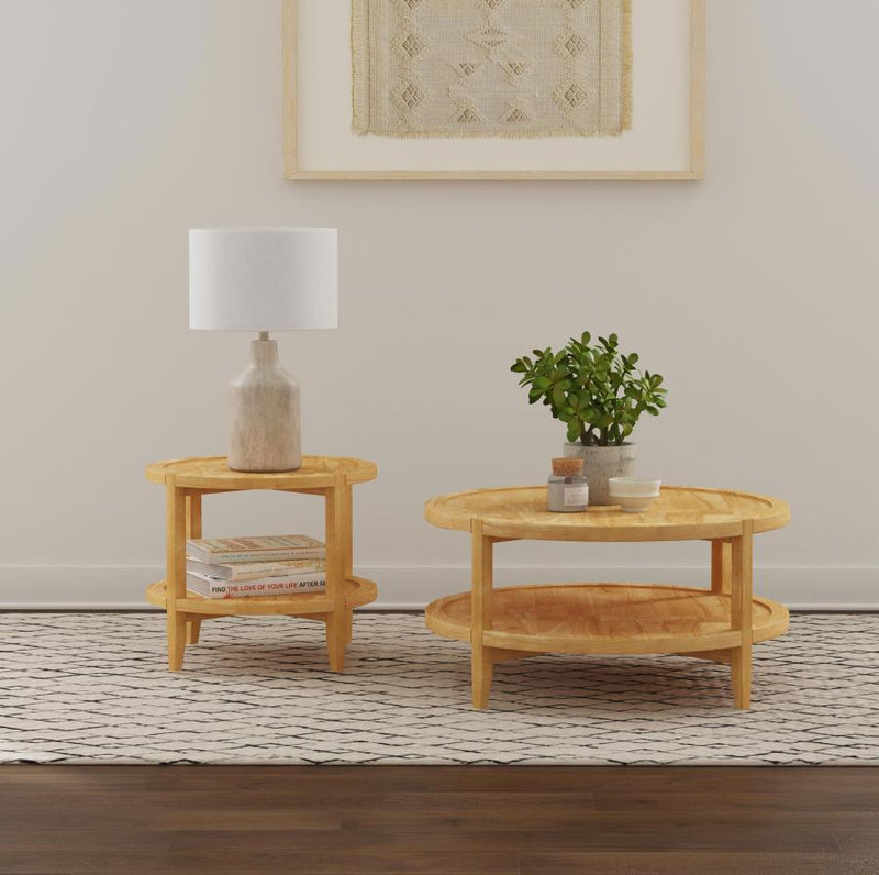 Camillo - Round Coffee And End Table Set - JaxCo Furniture