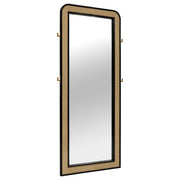 Arini - Cane Weave Full Length Standing Floor Mirror - JaxCo Furniture