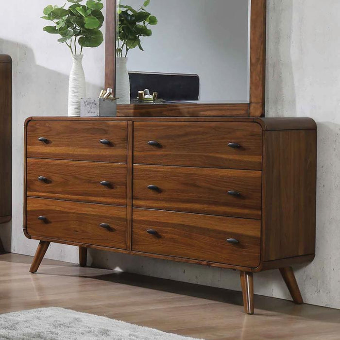 Robyn - 6-Drawer Dresser - Dark Walnut - JaxCo Furniture