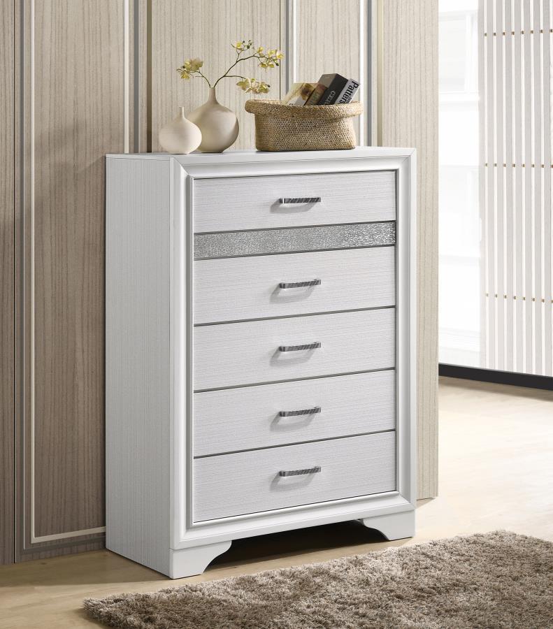 Miranda - 5-Drawer Bedroom Chest - JaxCo Furniture