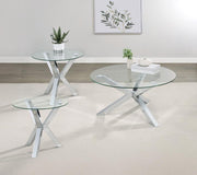 Kenzie - Round Coffee Table Set - JaxCo Furniture