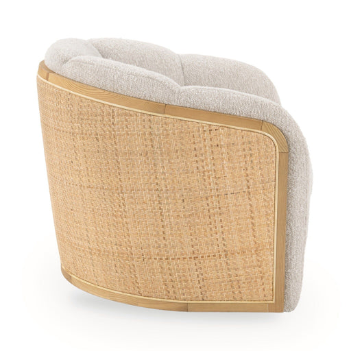 Daisy - Upholstered Swivel Chair - Coastal Sand - JaxCo Furniture