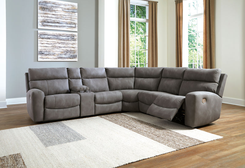 Next-gen Durapella - Power Reclinering Sectional Set - JaxCo Furniture
