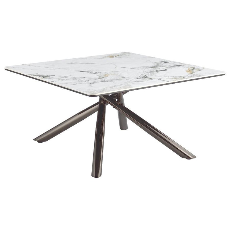 Carvell - Square Sintered Stone Table - JaxCo Furniture