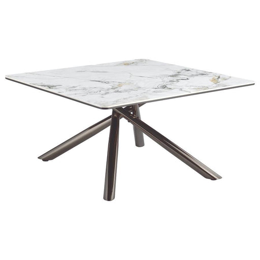 Carvell - Square Sintered Stone Table - JaxCo Furniture