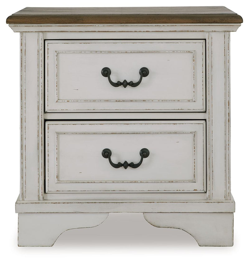 Blendon - Two-tone - Two Drawer Night Stand - JaxCo Furniture