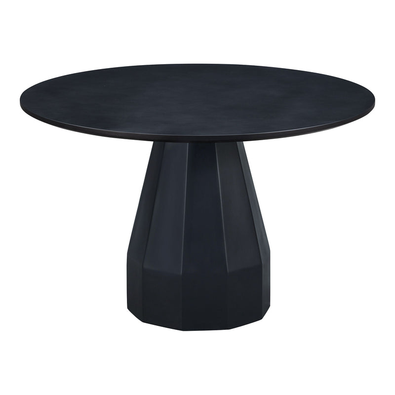 Templo - Concrete Outdoor Dining Table - Black - JaxCo Furniture