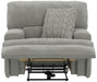 Renaldo - Power Recliner With Zero Gravity Recline - Stone - JaxCo Furniture