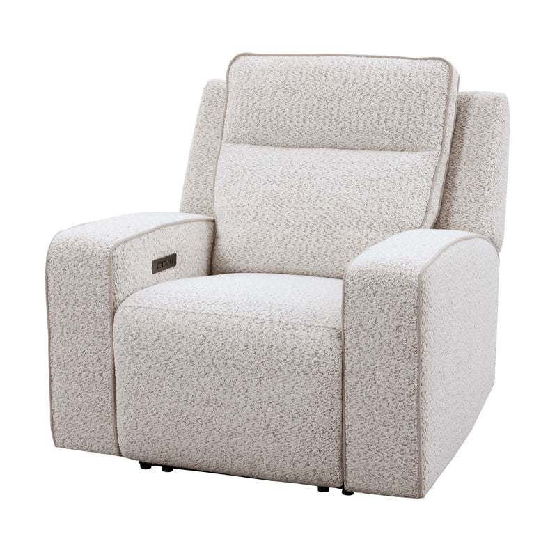 Lancaster - Power Zero Gravity Recliner P2 - Fluffy River Rock - JaxCo Furniture