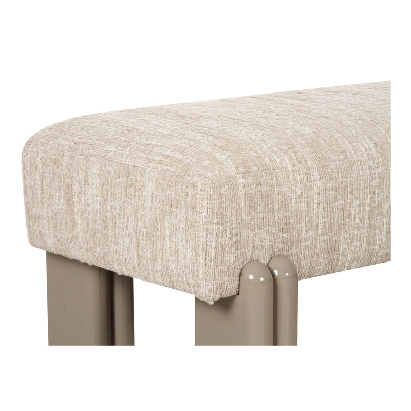 Priya - Bench - Off White - JaxCo Furniture