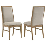 Adina - Upholstered Dining Side Chair (Set of 2) - Barley - JaxCo Furniture
