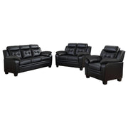 Finley - Upholstered Padded Arm Tufted Sofa Set - JaxCo Furniture