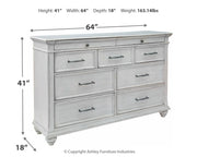 Kanwyn - Dresser, Mirror - JaxCo Furniture