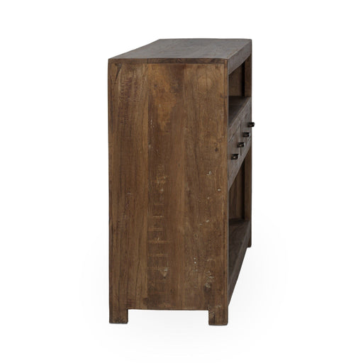 Mattai - 4 Drawer Console Table - Natural - JaxCo Furniture