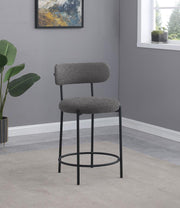 Viola - Boucle Upholstered Bar Stool (Set of 2) - JaxCo Furniture