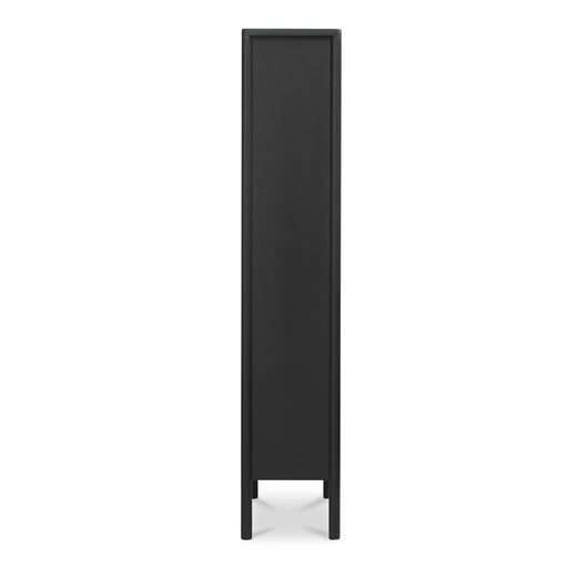 Hannah - Tall Display Cabinet - Black - JaxCo Furniture