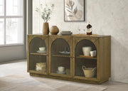 Castlewood - Dining Sideboard Buffet Server - Brown Oak - JaxCo Furniture
