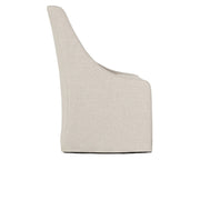 Warwick - Upholstered Rolling Dining Chair - JaxCo Furniture