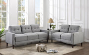 Bowen - Upholstered Track Arm Tufted Sofa Set - JaxCo Furniture