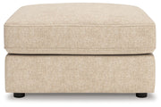 Seyler - Oversized Accent Ottoman - Sand - JaxCo Furniture