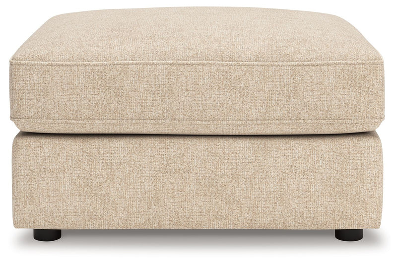 Seyler - Oversized Accent Ottoman - Sand - JaxCo Furniture