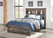 Drystan - Panel Bookcase Bed - JaxCo Furniture