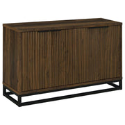 Ryatt - 4 Door Engineered Wood Accent Cabinet - Dark Pine - JaxCo Furniture