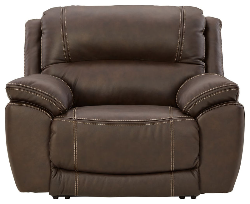 Dunleith - Chocolate - Zero Wall Recliner w/PWR HDRST - JaxCo Furniture