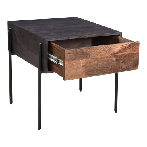 Tobin - Side Table - Brown - JaxCo Furniture