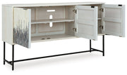 Freyton - White / Gray - Accent Cabinet - JaxCo Furniture