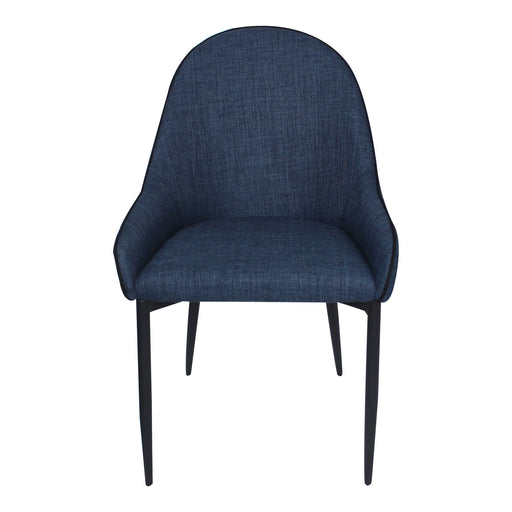 Lapis - Dining Chair (Set of 2) - Dark Blue - JaxCo Furniture