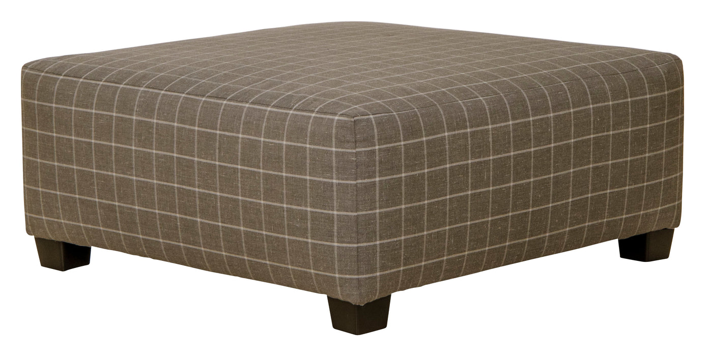 Lewiston - Cocktail Ottoman - Charcoal - JaxCo Furniture