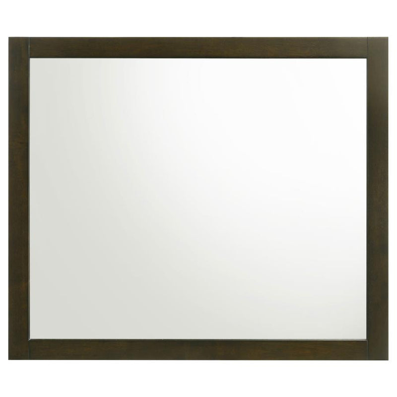 Wilkes - Dresser Mirror - Dark Cocoa - JaxCo Furniture