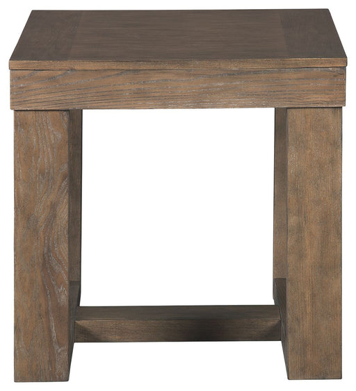 Cariton - Gray - Square End Table - JaxCo Furniture