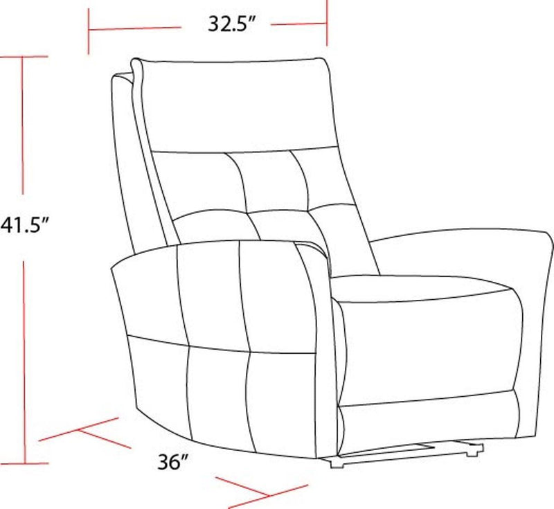 Gershwin - Zero Gravity Power Recliner - JaxCo Furniture