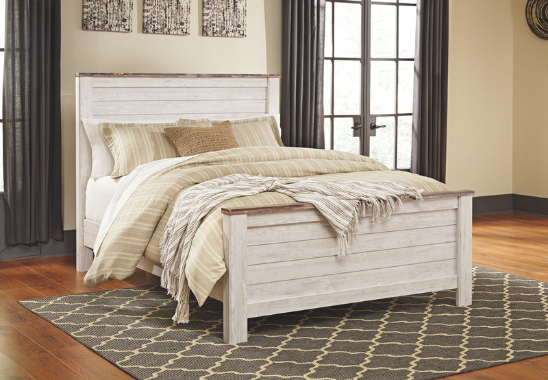 Willowton - Panel Bed - JaxCo Furniture