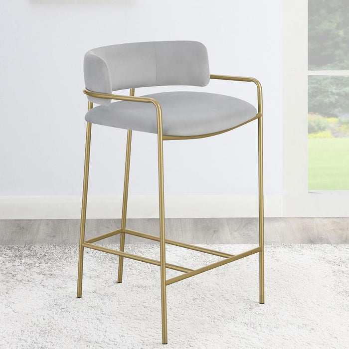 Comstock - Upholstered Low Back Stool