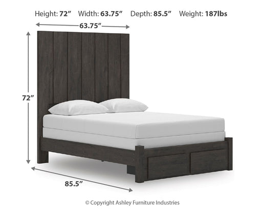 Fraluna - Panel Storage Bed - JaxCo Furniture