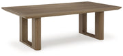 Serene Bay - Dark Brown - Rectangular Cocktail Table - JaxCo Furniture