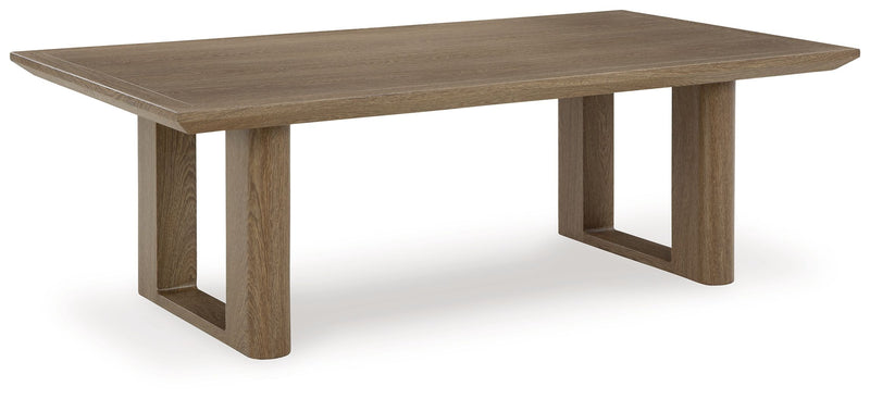 Serene Bay - Dark Brown - Rectangular Cocktail Table - JaxCo Furniture