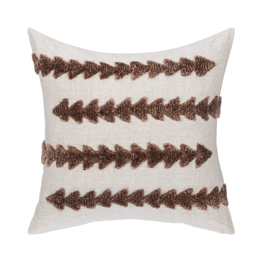 Essay - 22" x 22" LN Pillow - Frothed Brown - JaxCo Furniture