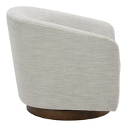 Oscy - Swivel Chair - Splashed White - JaxCo Furniture